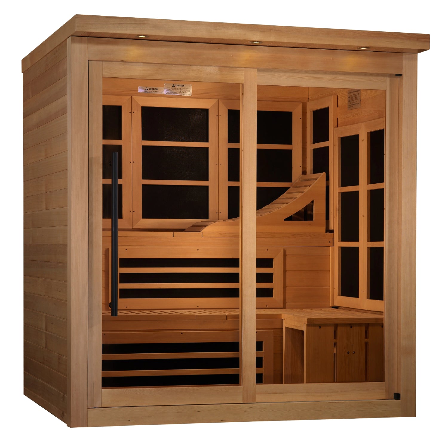 Golden Designs Monaco Limited 6-Person Near-Zero EMF FAR Infrared Sauna product image