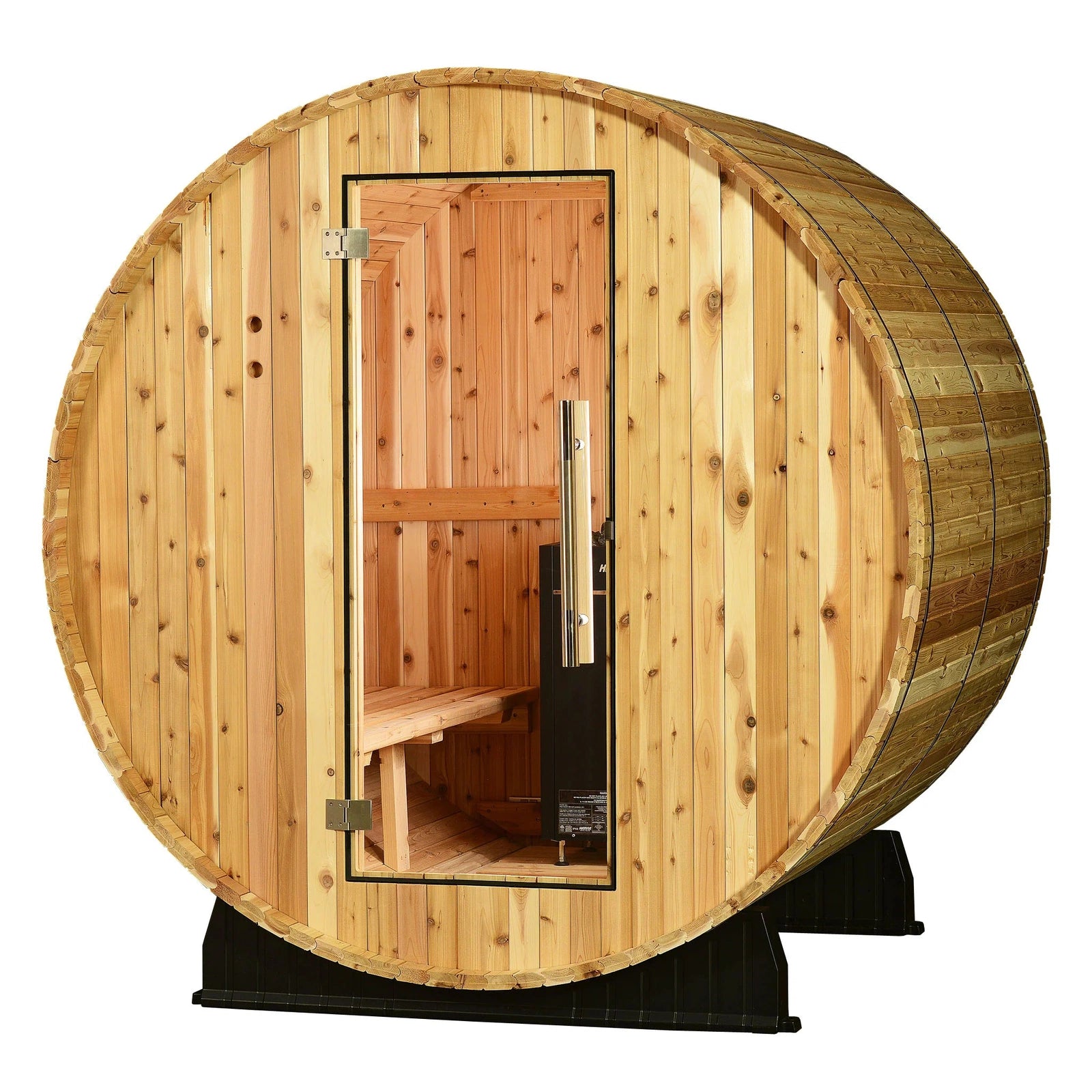 Almost Heaven Essex 4-Person Barrel Sauna, 7x6 ft. product image