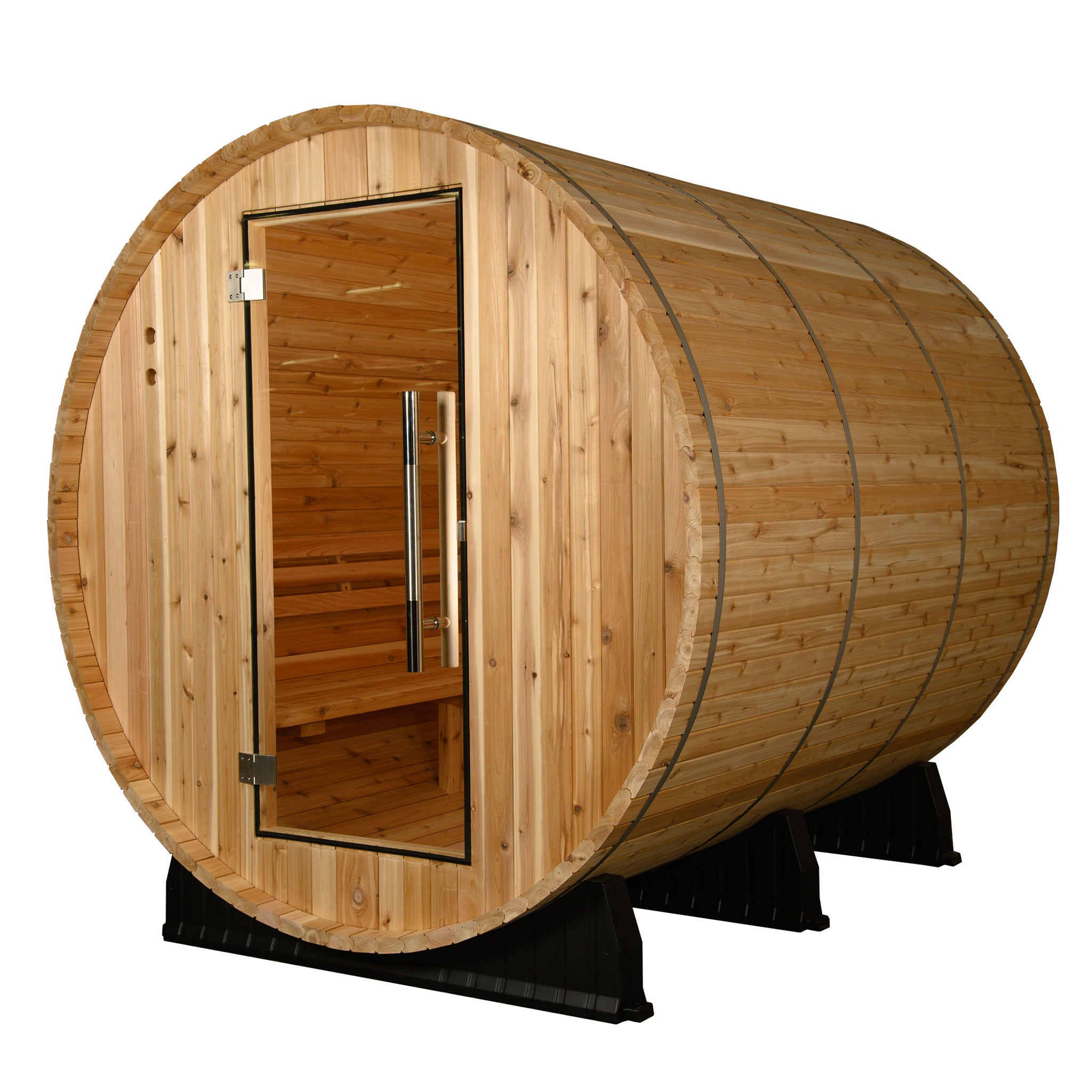 Almost Heaven Kenova 4-6 Person Barrel Sauna, 6x7 ft. product image