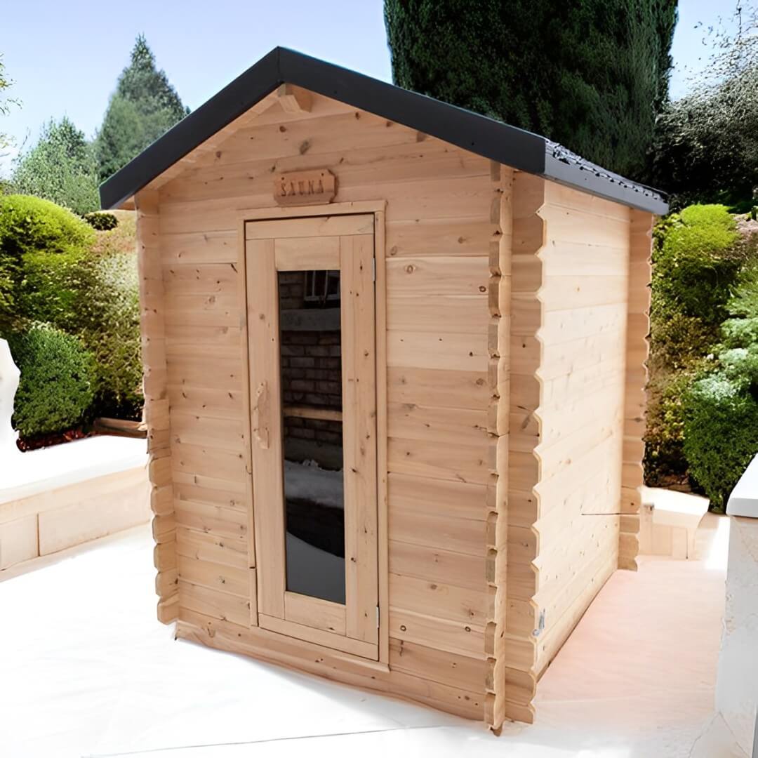 Dundalk Leisurecraft Granby 2-3 Person Outdoor Cabin Sauna product image
