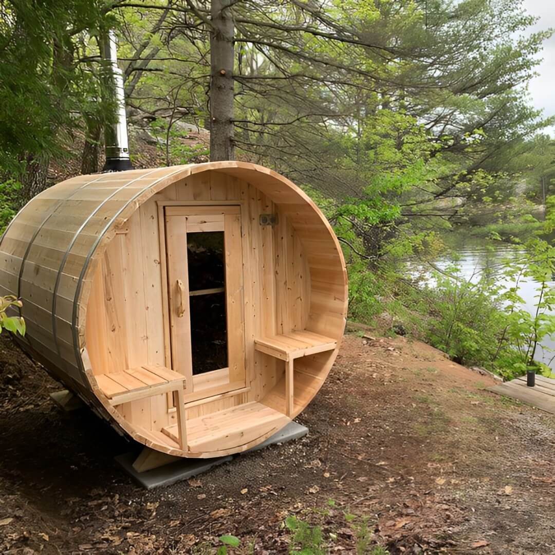 Dundalk Leisurecraft Serenity 2-4 Person Barrel Sauna product image