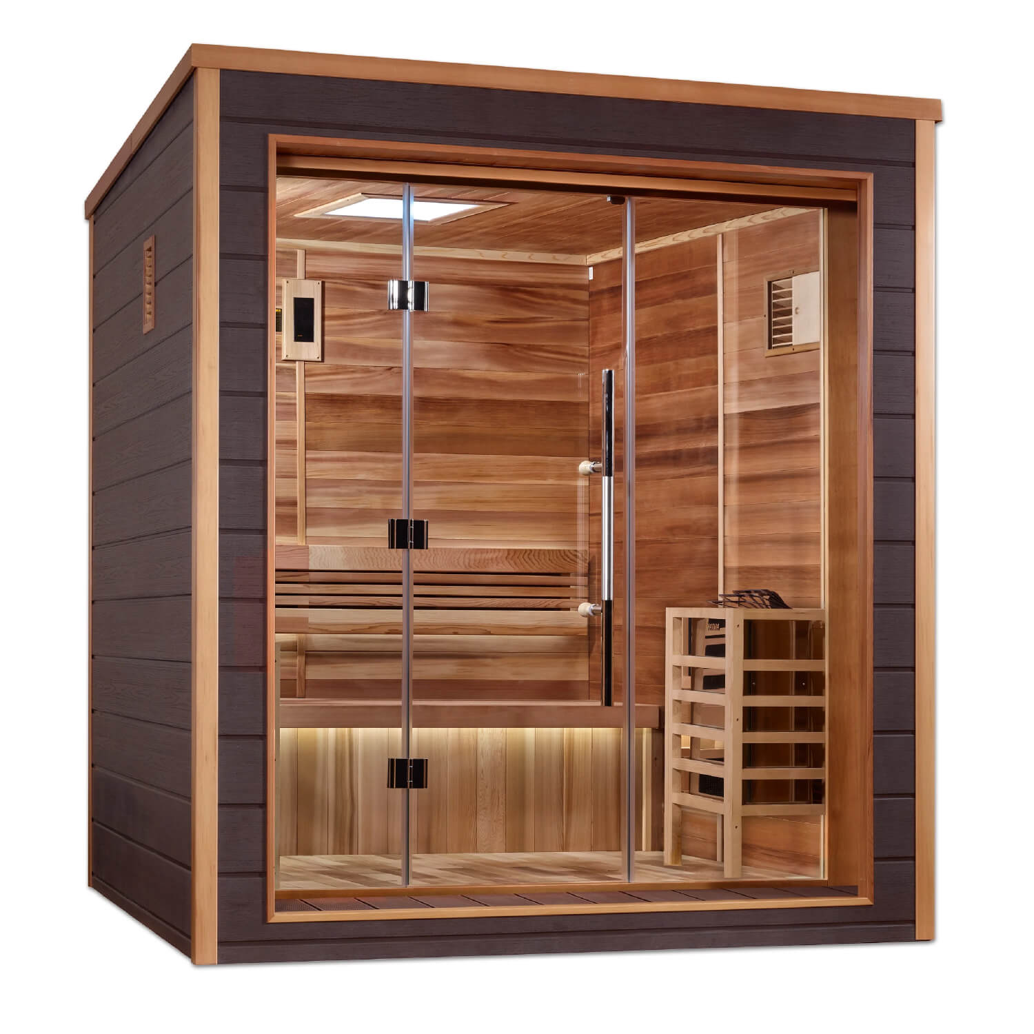 Golden Designs Drammen 3-Person Outdoor Traditional Sauna product image