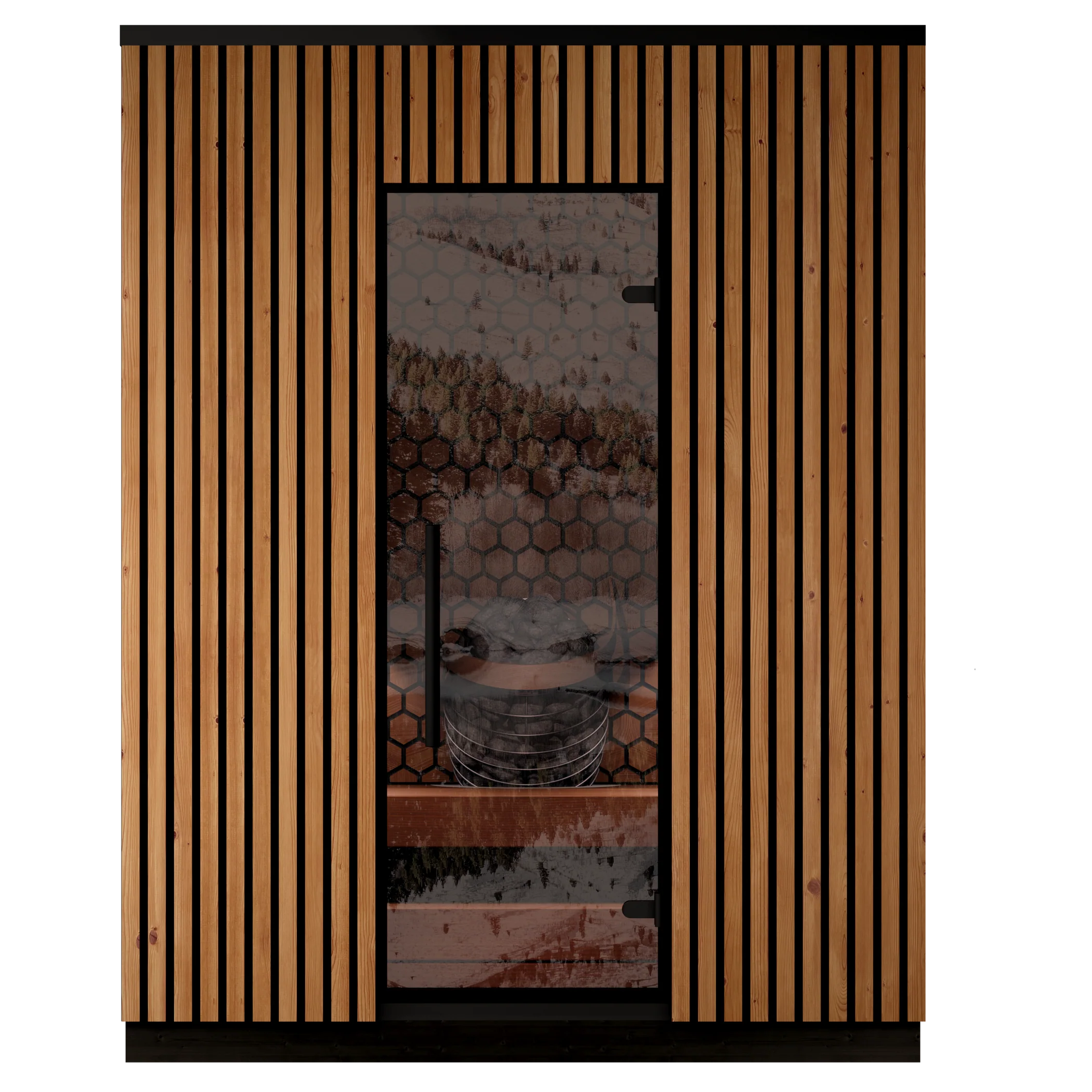 Leil Viva 180 4-Person Outdoor Sauna Kit product image