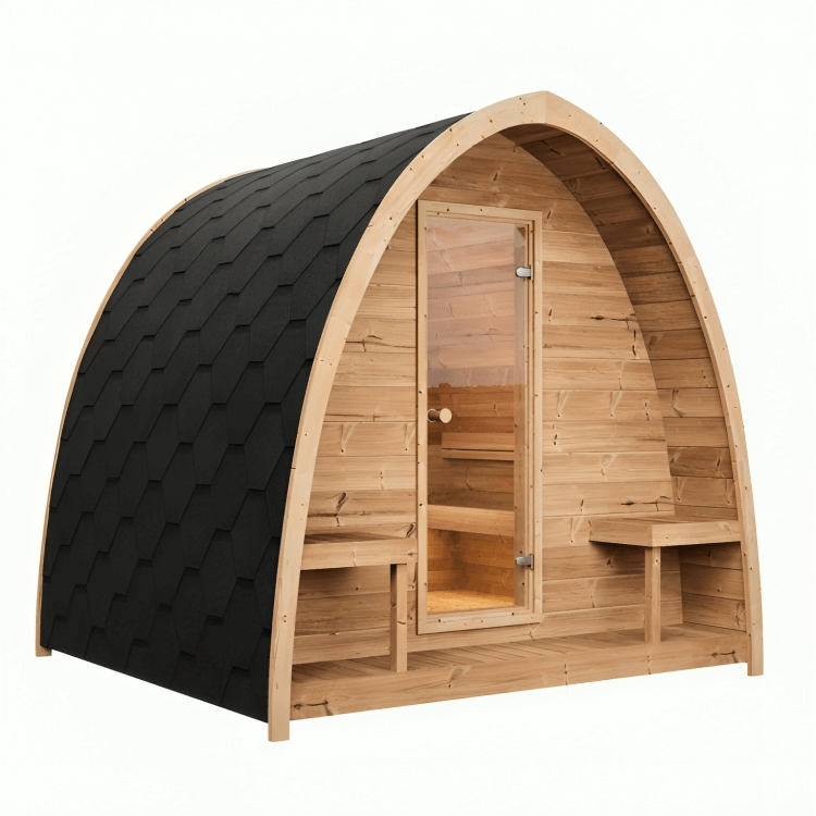 SaunaLife G3 6-Person Outdoor Pod Cabin Sauna product image